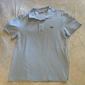 Lacoste light blue polo